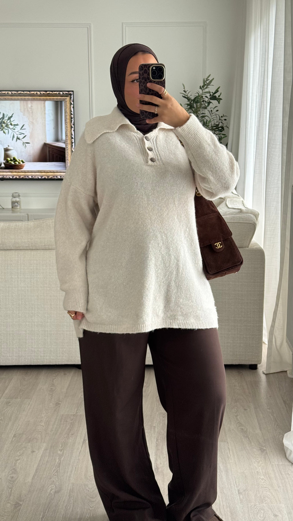 Pull Polo | Ecru