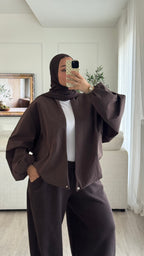 Veste Zahra | Chocolat
