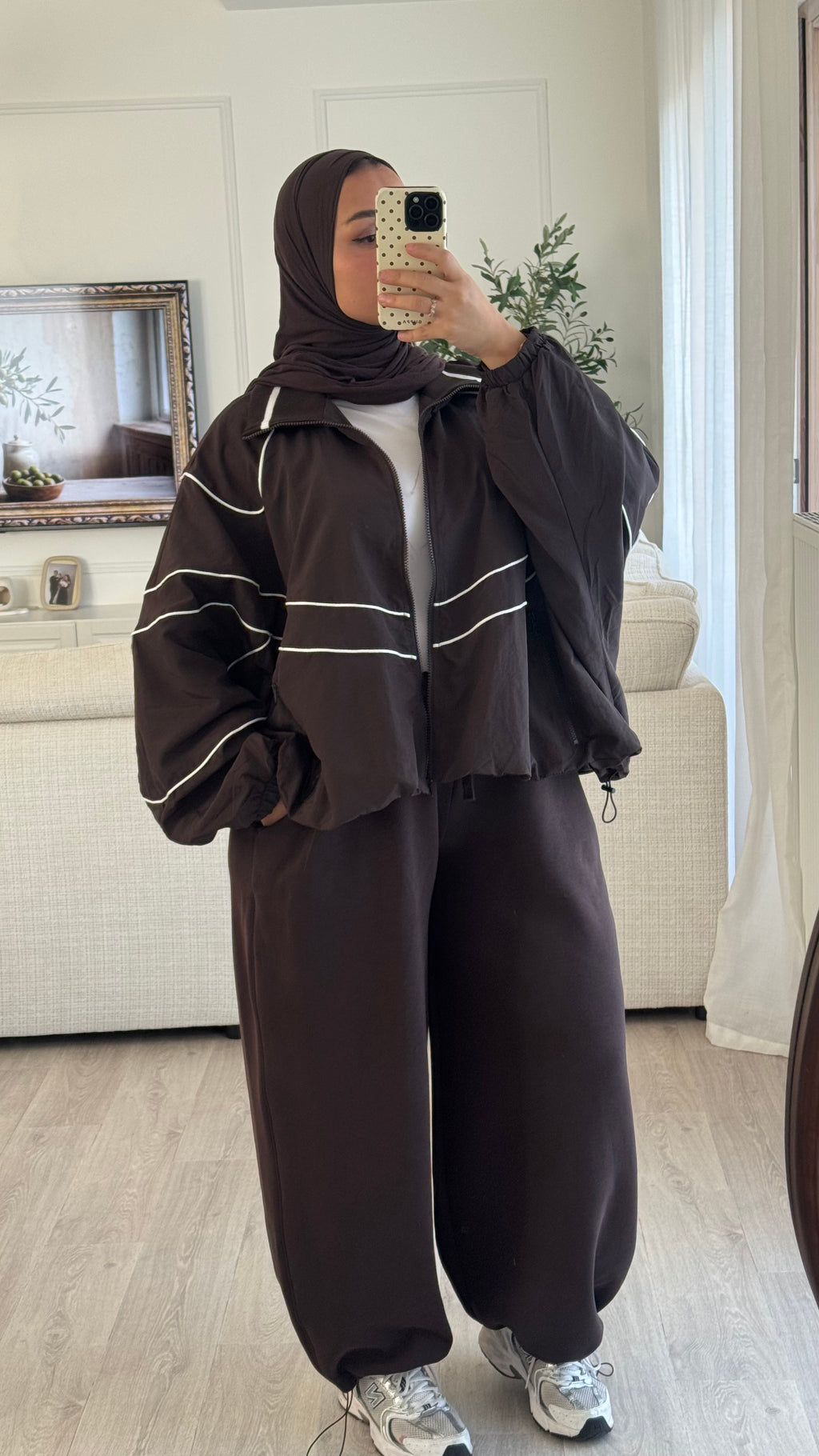 Veste oversize | Chocolat
