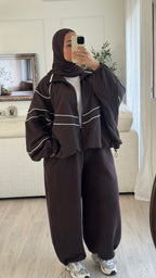 Veste oversize | Chocolat