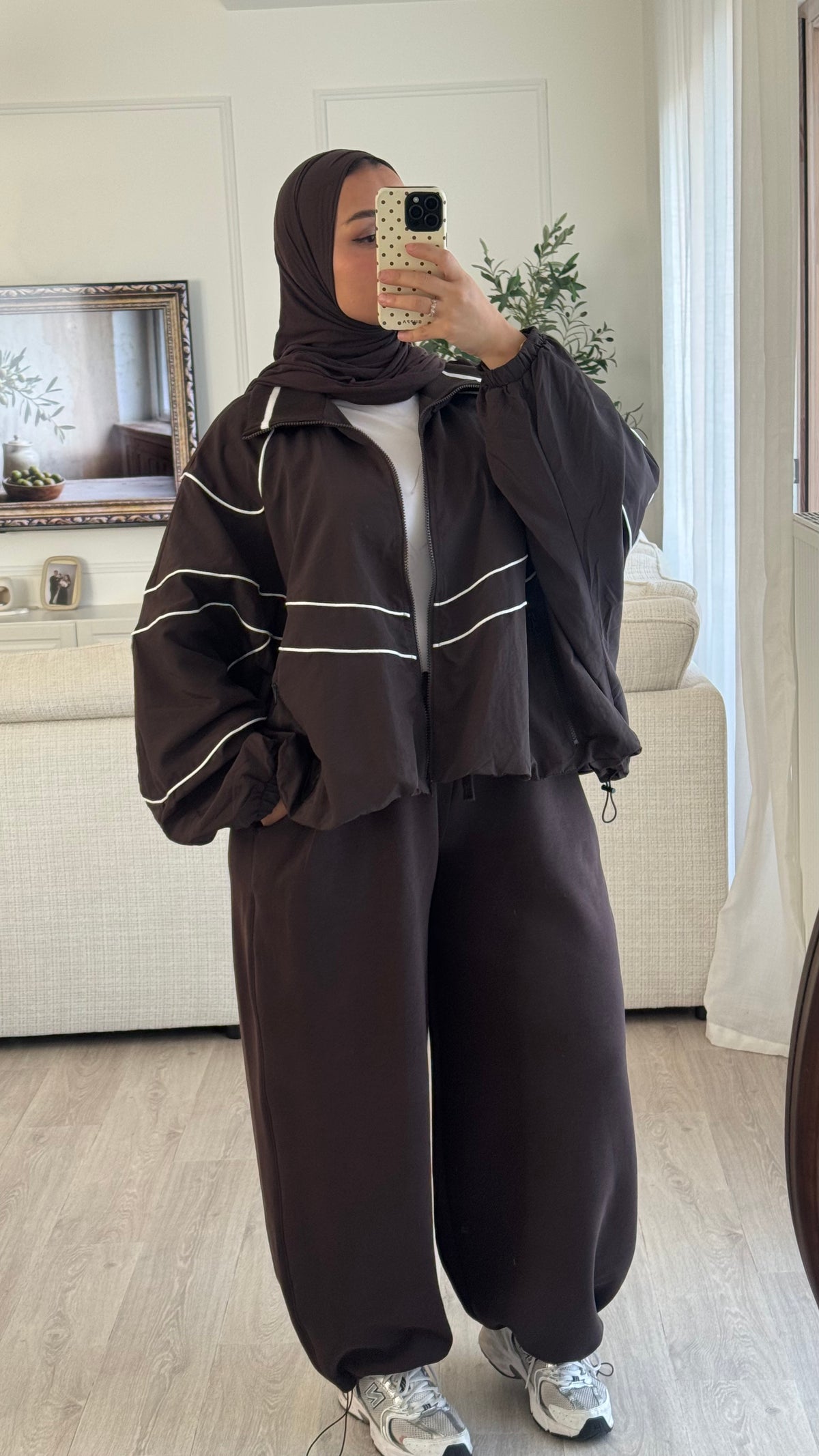Veste oversize | Chocolat