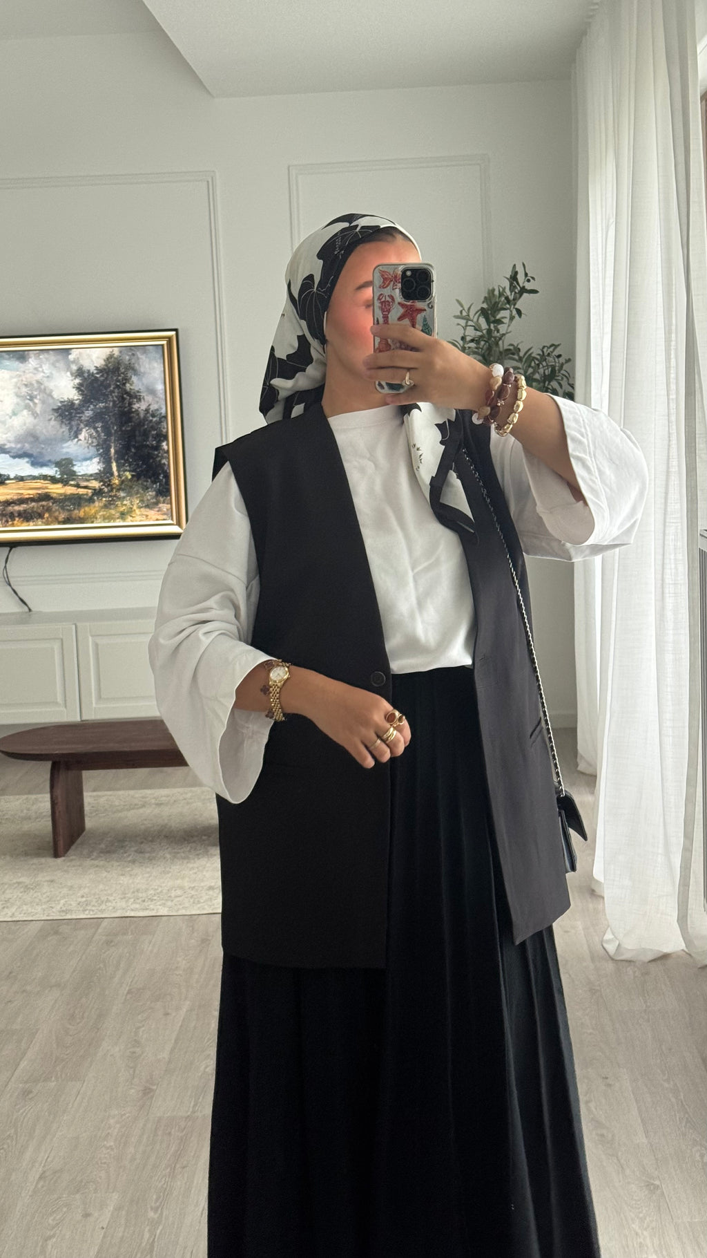 Blazer sans manche Aïda | Noir