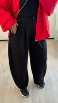 Pantalon Barrel | Noir