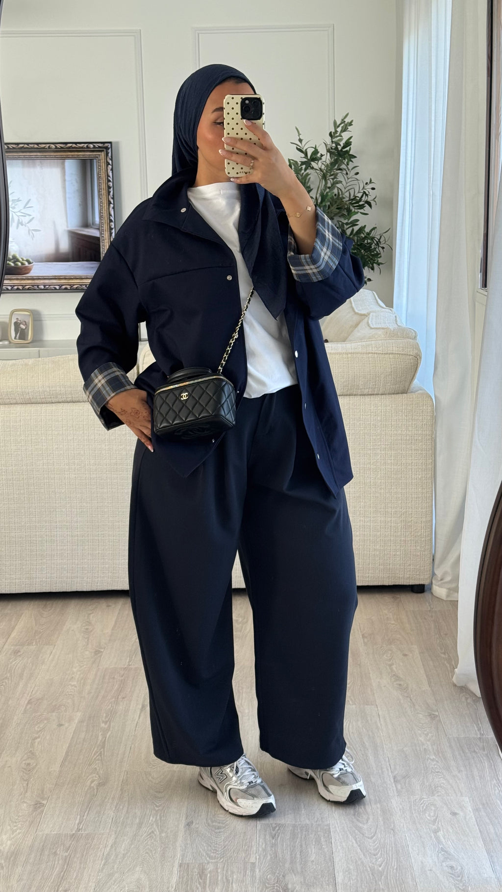 Pantalon Barrel | Bleu