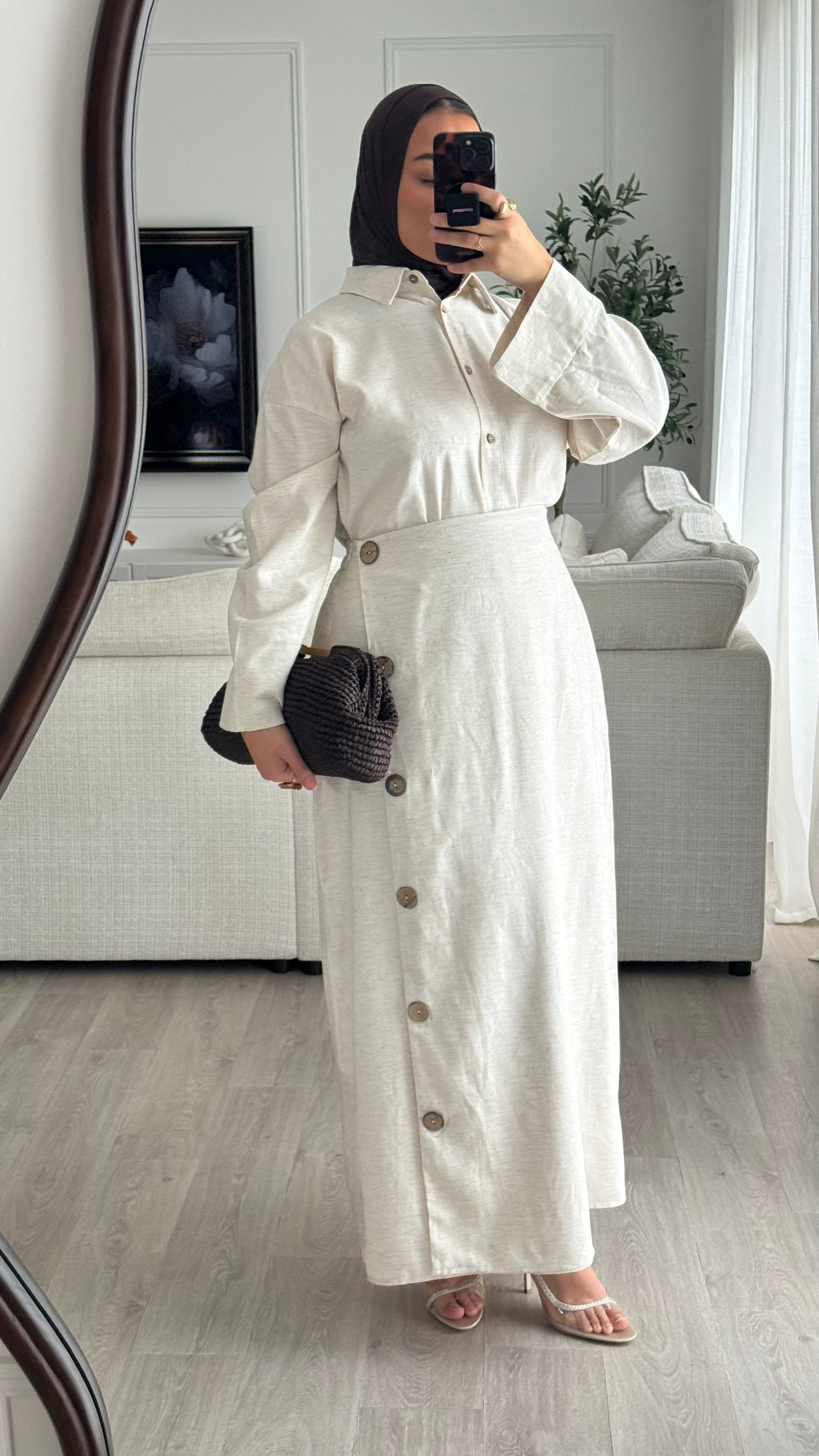 Ensemble Jupe | Lin Beige