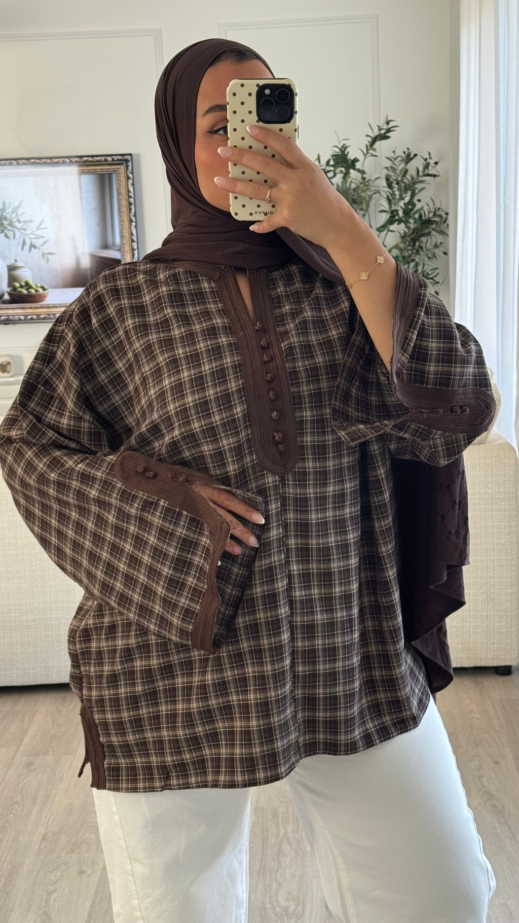 Blouse Beldi | Chocolat