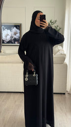Abaya Ghadeer | Noir [Édition spéciale – Création Dubaï]