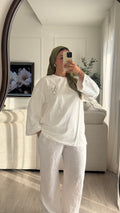 T-Shirt Matcha | Blanc