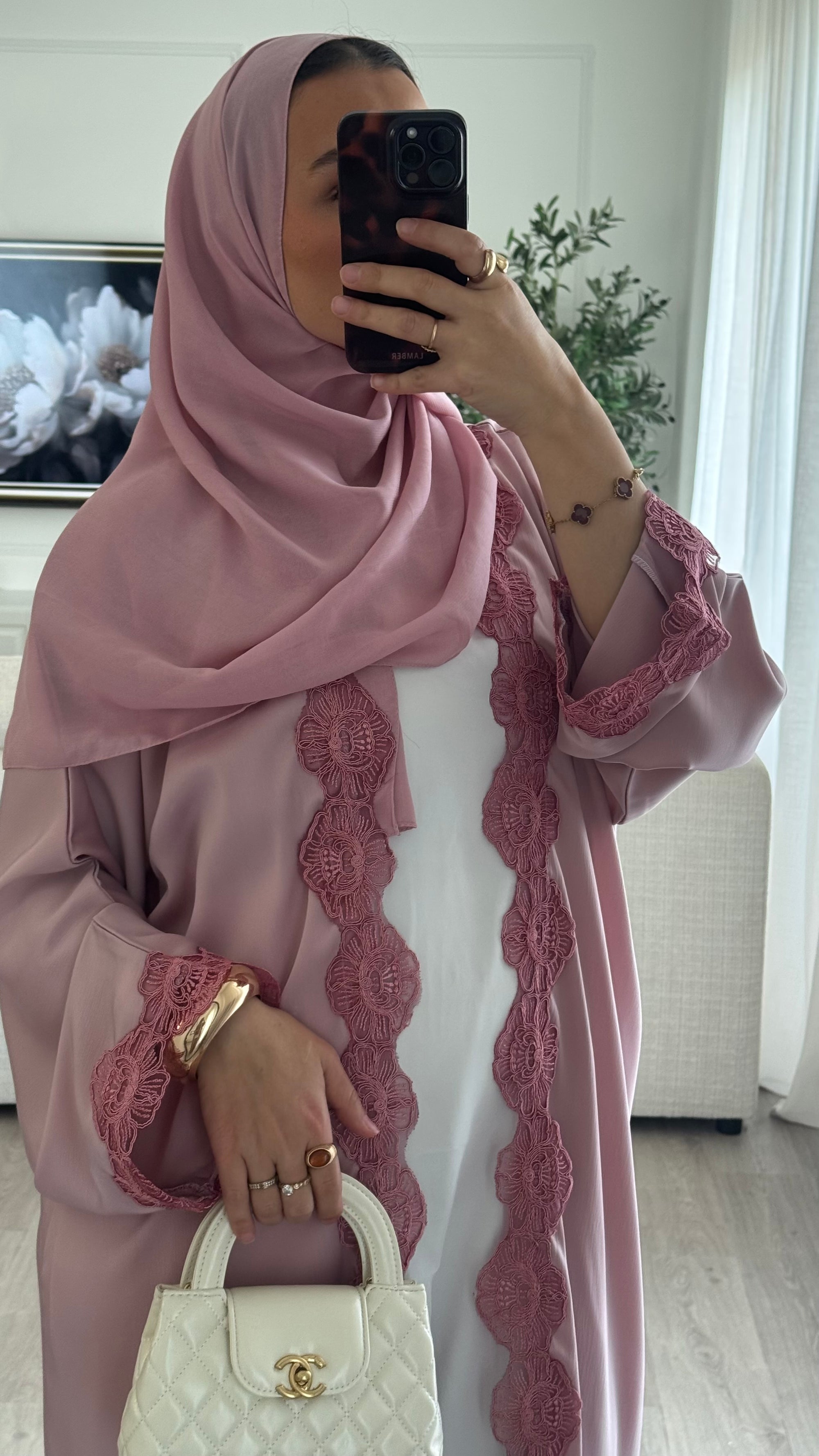 Abaya Al Maha | Rose [ Édition spéciale – Création Dubaï]