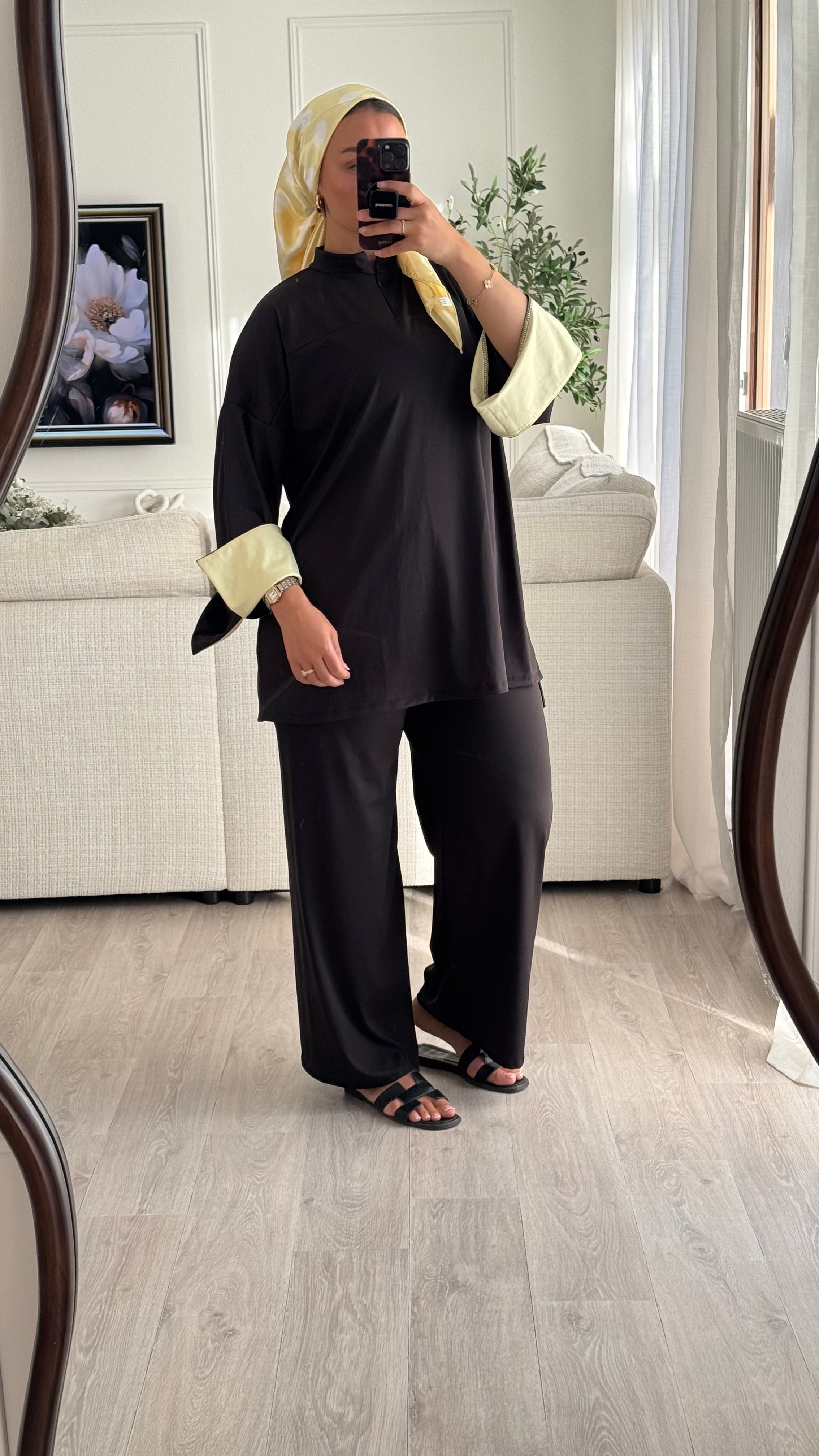 Burkini Lycia | Noir - Jaune