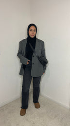 Blazer Kylie à fentes Chocolat