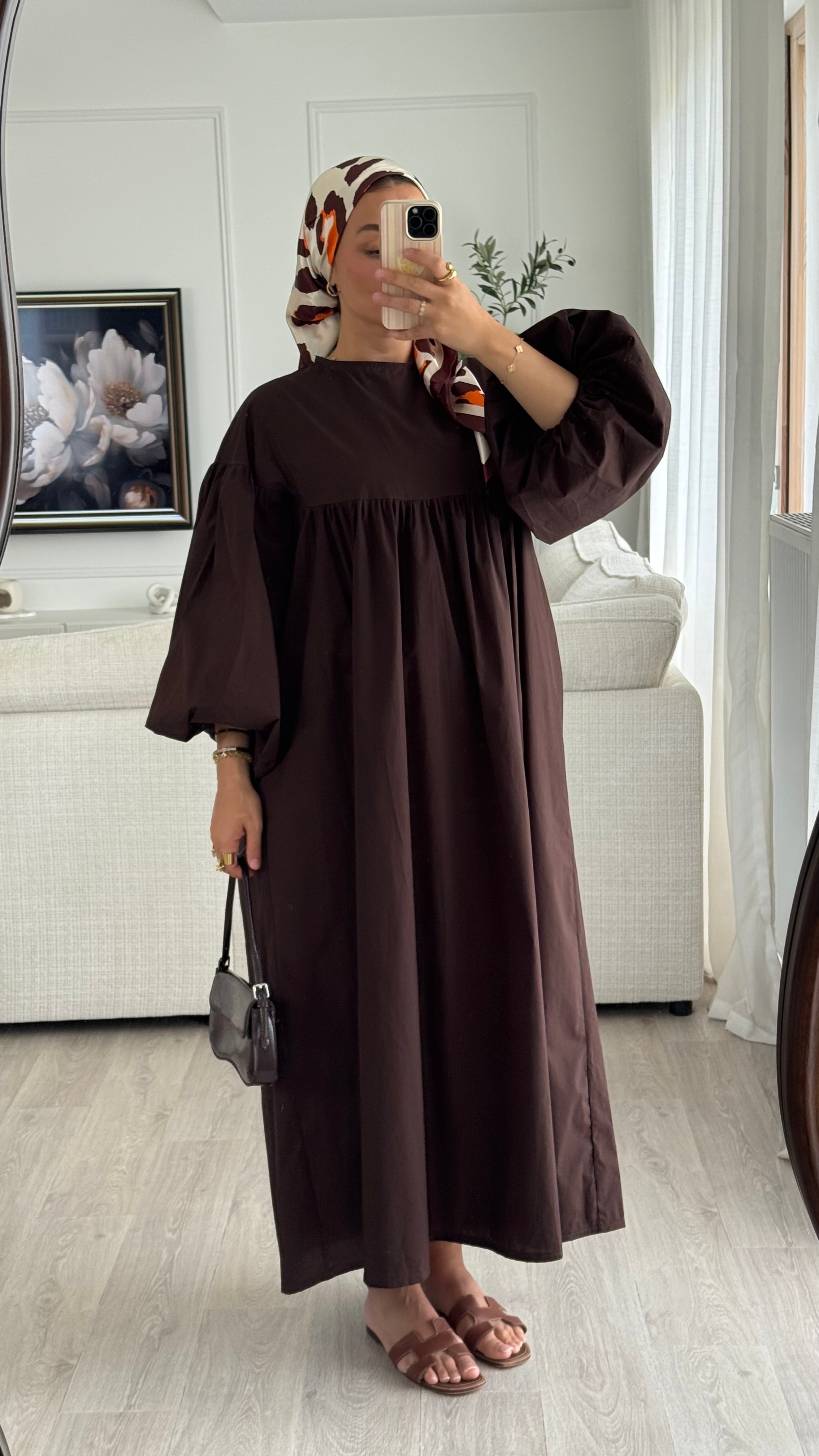 Robe Safa | Chocolat