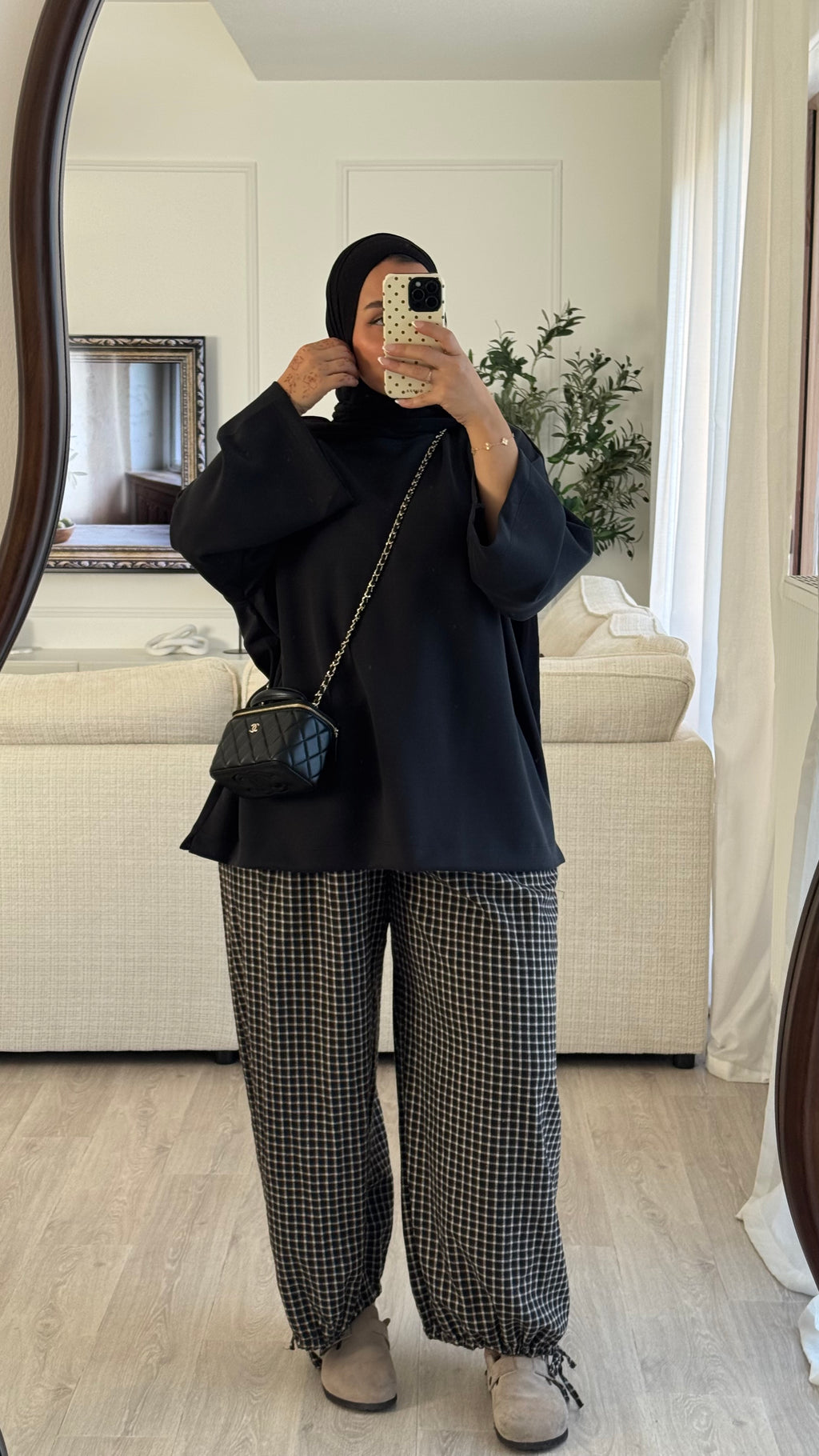 T-shirt Oversize en modal | Noir