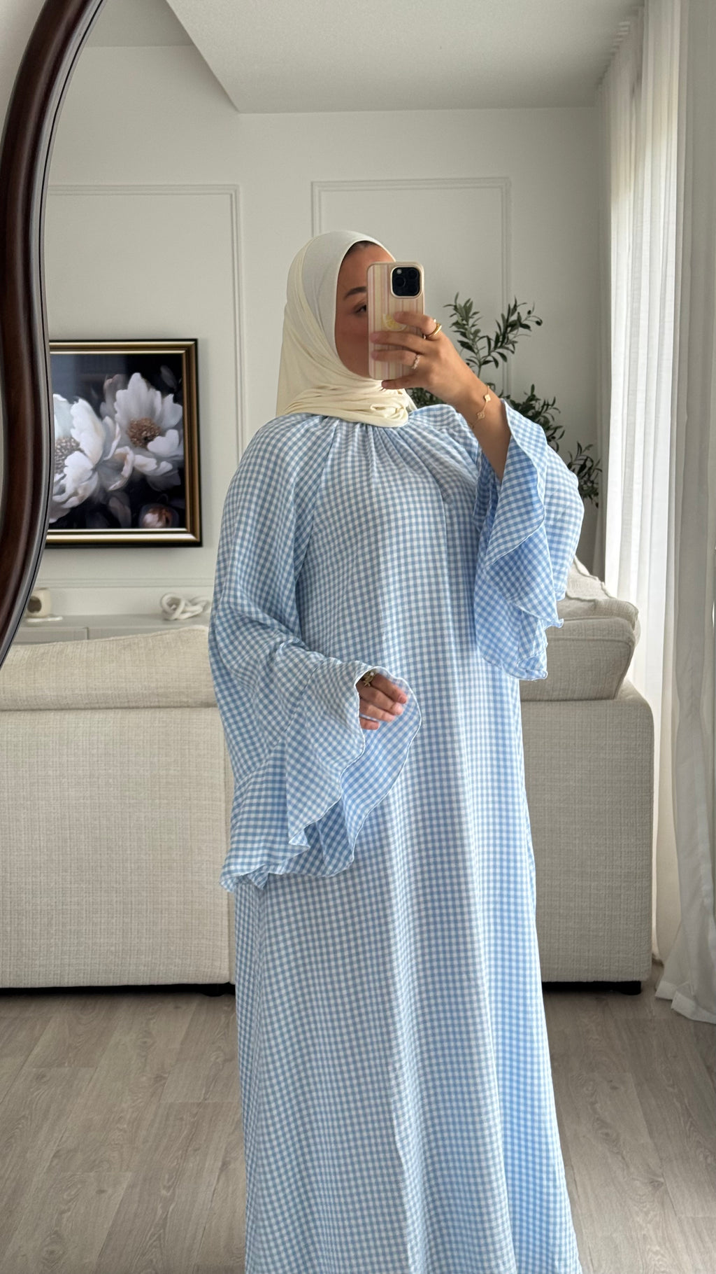 Robe Vichy | Bleu