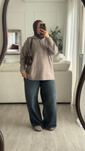 Pull Polo | Taupe