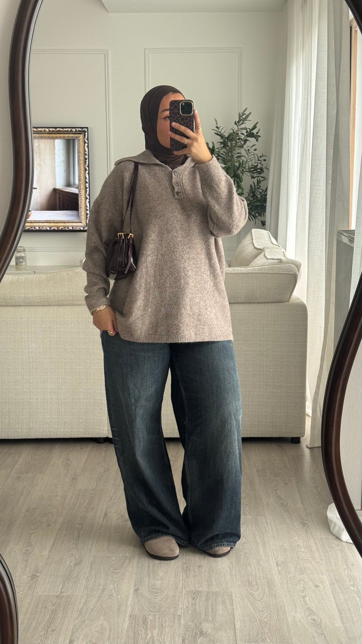 Pull Polo | Taupe