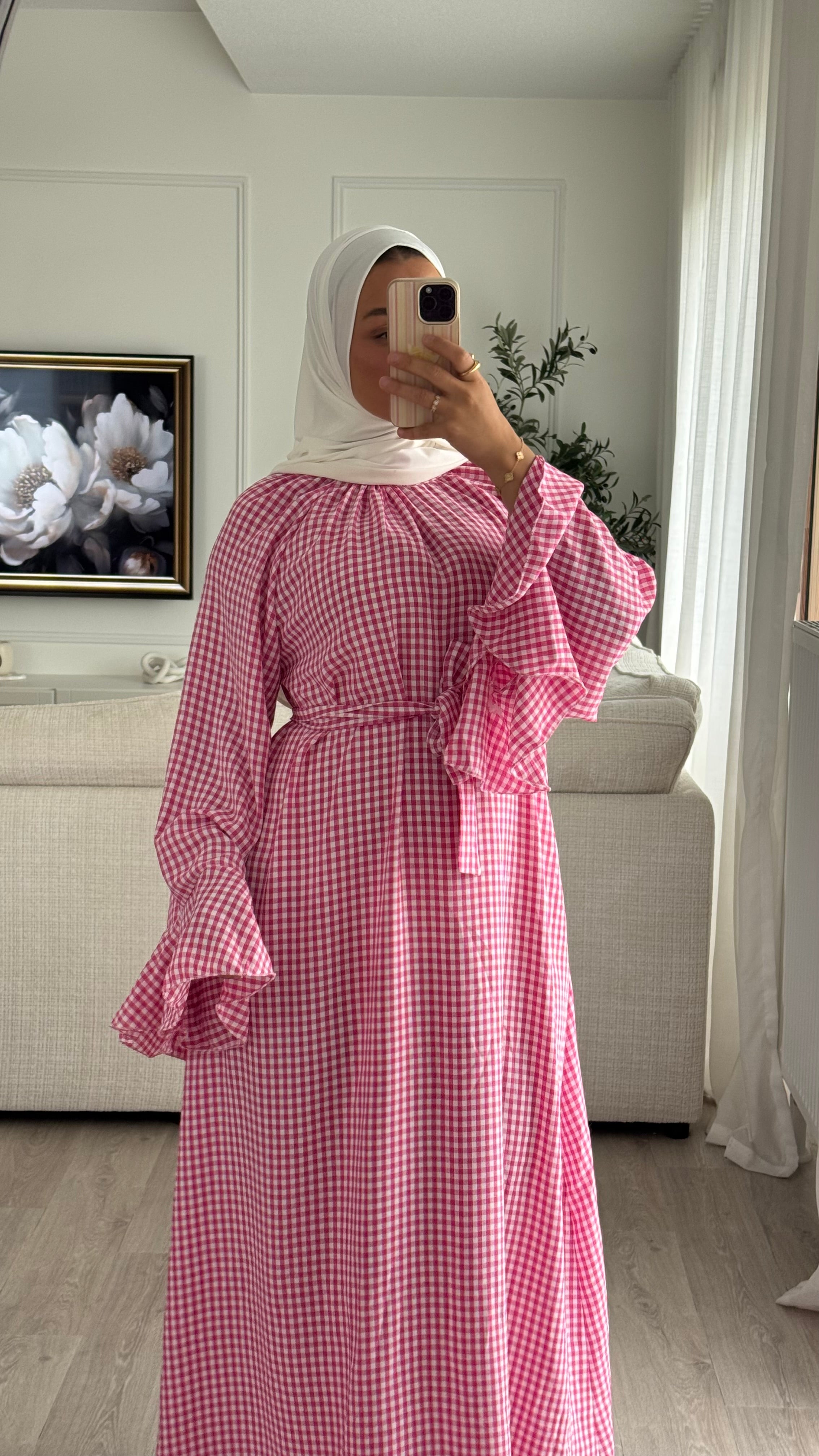 Robe Vichy | Rose Fushia