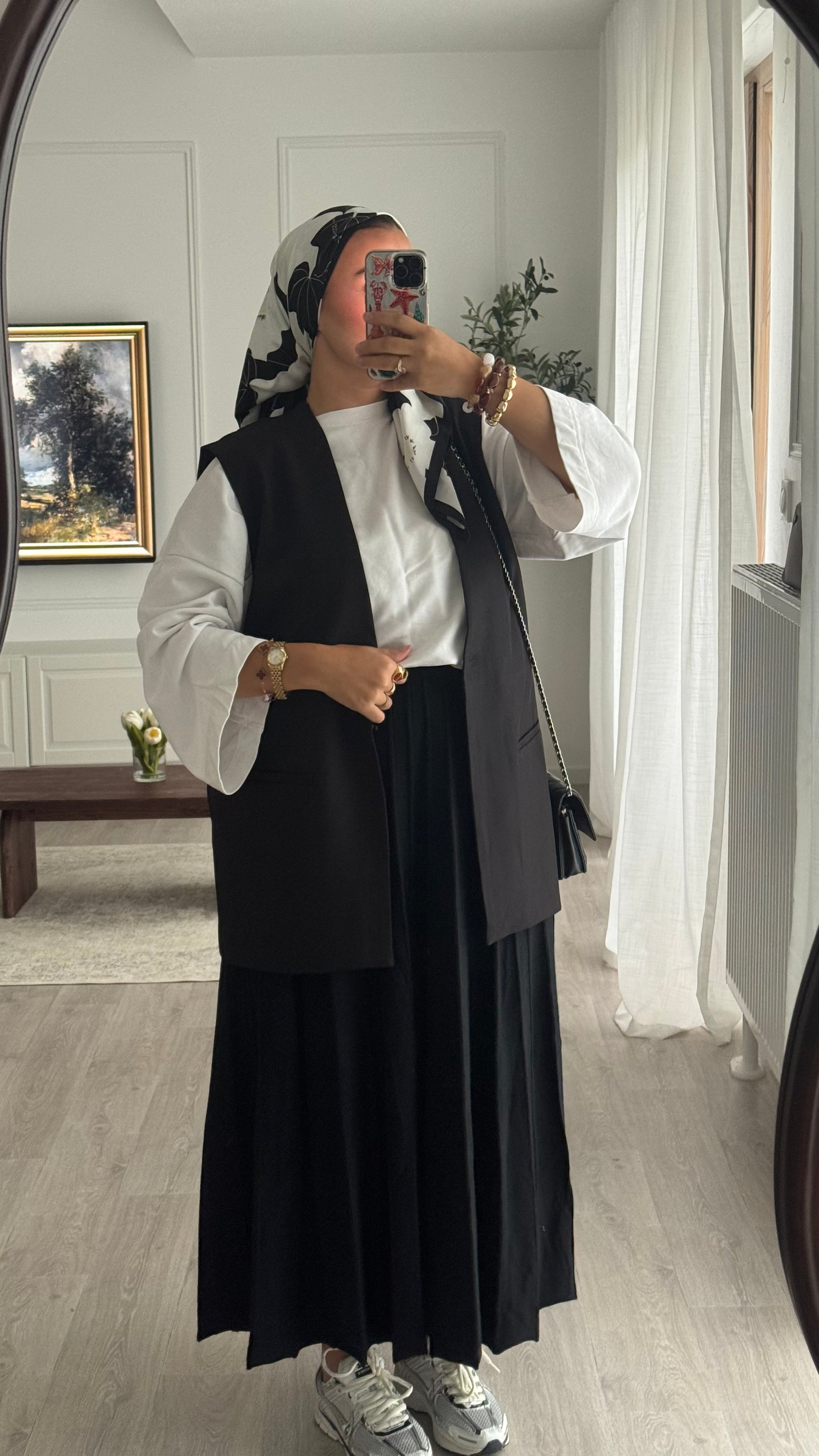 Blazer sans manche Aïda | Noir