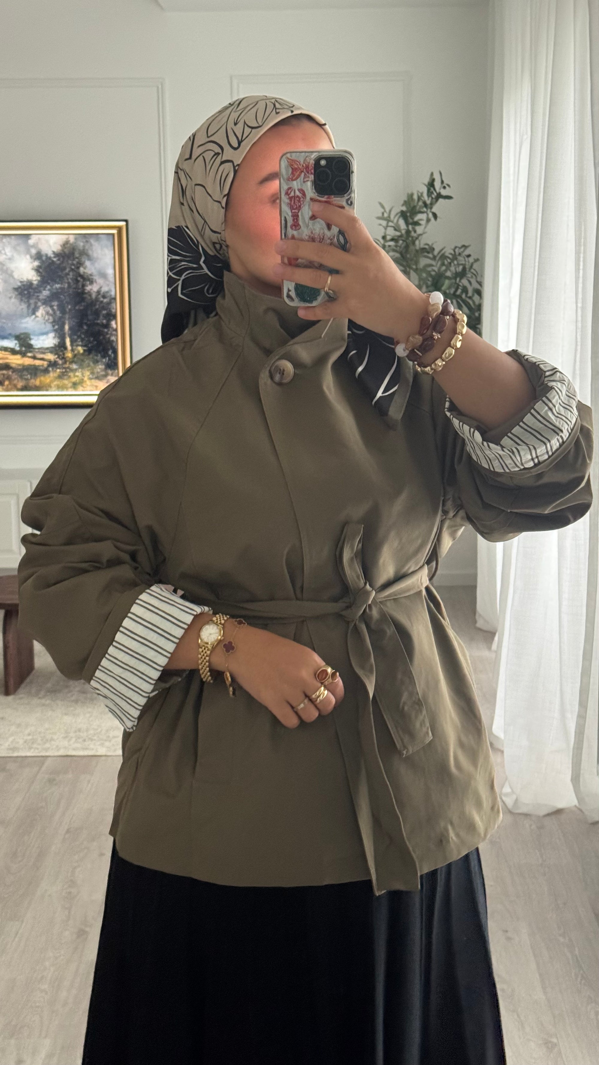 Trench court Amara | Kaki