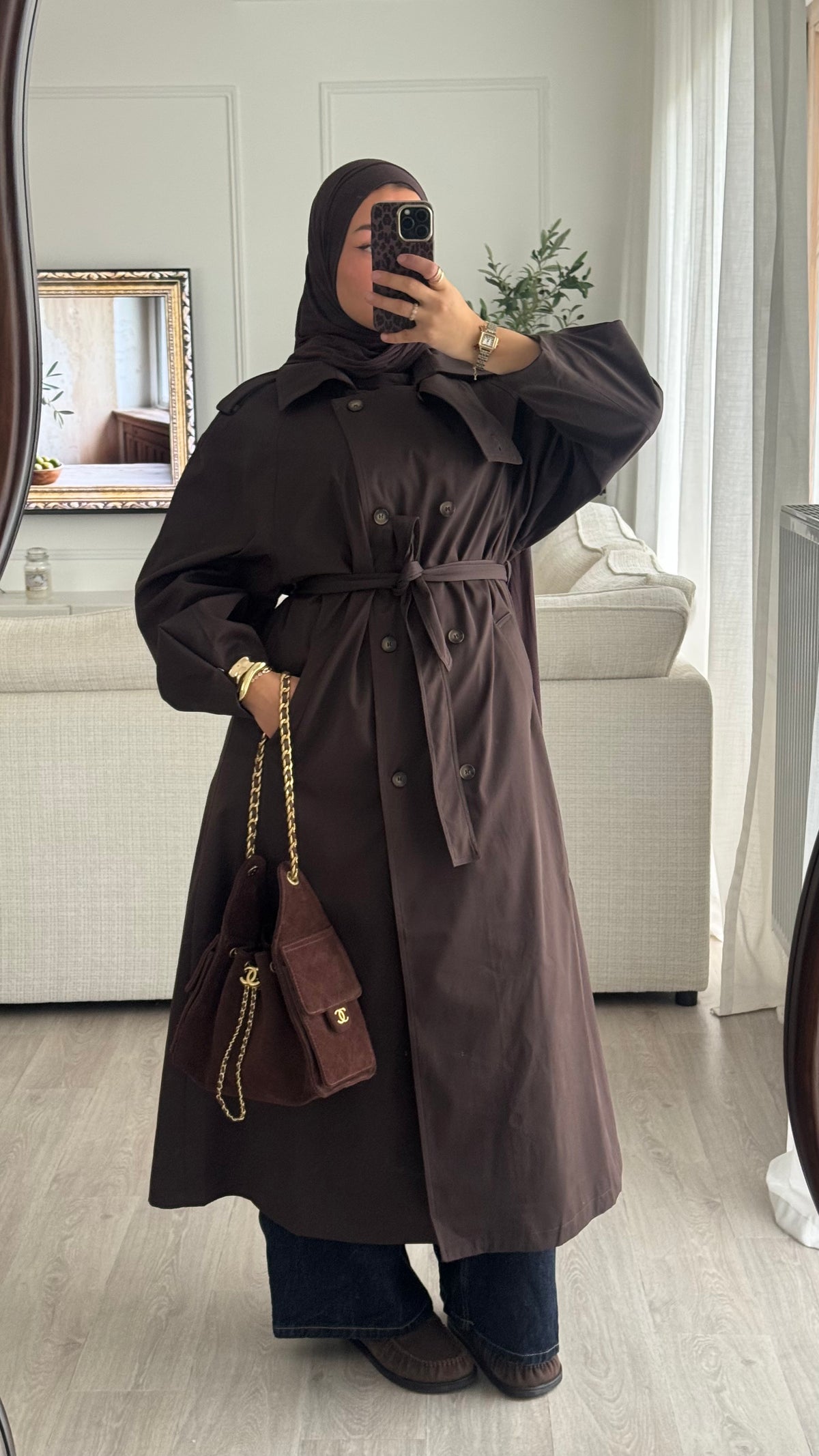 [ Premium] Trench Milano | Chocolat