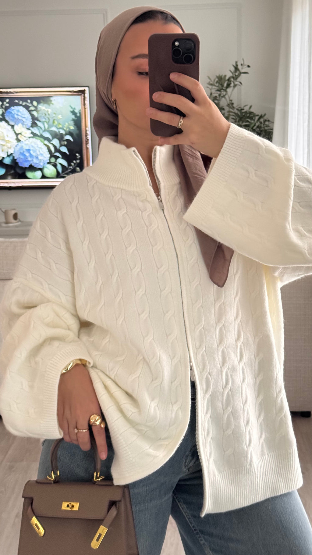 Gilet torsadée | écru [ EXPÉDITION LE 13/02]