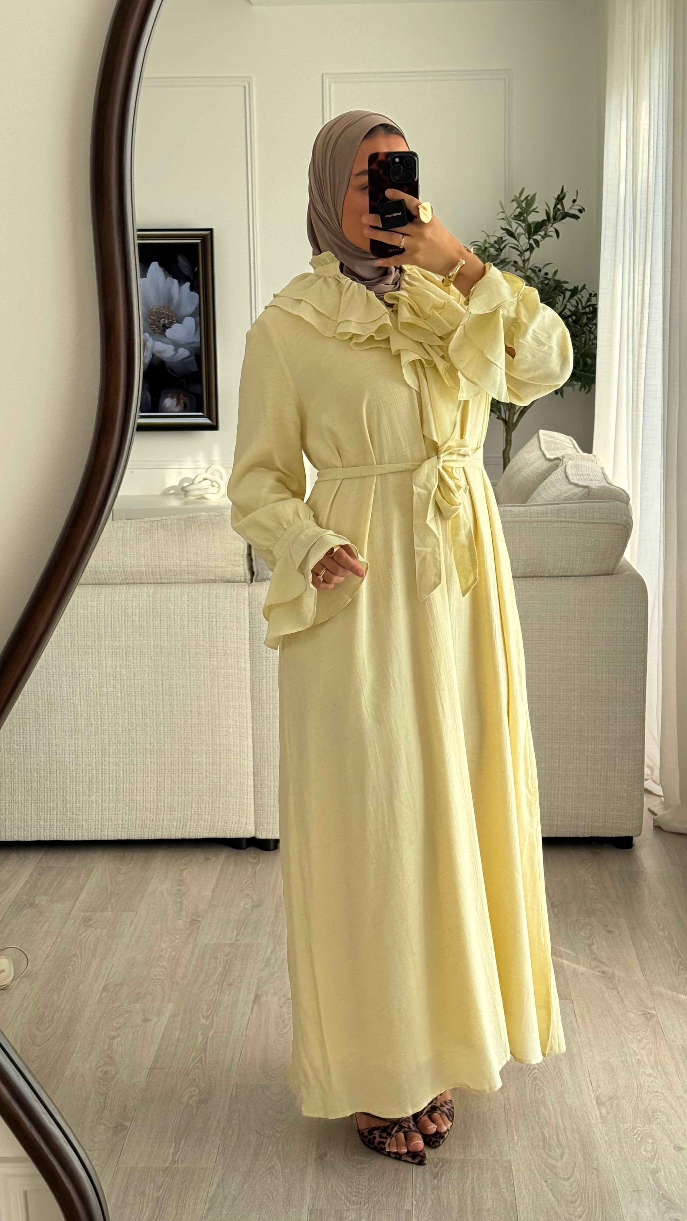 Robe Dahlia | Jaune