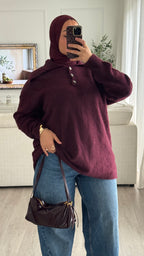 Pull Polo | Bordeaux