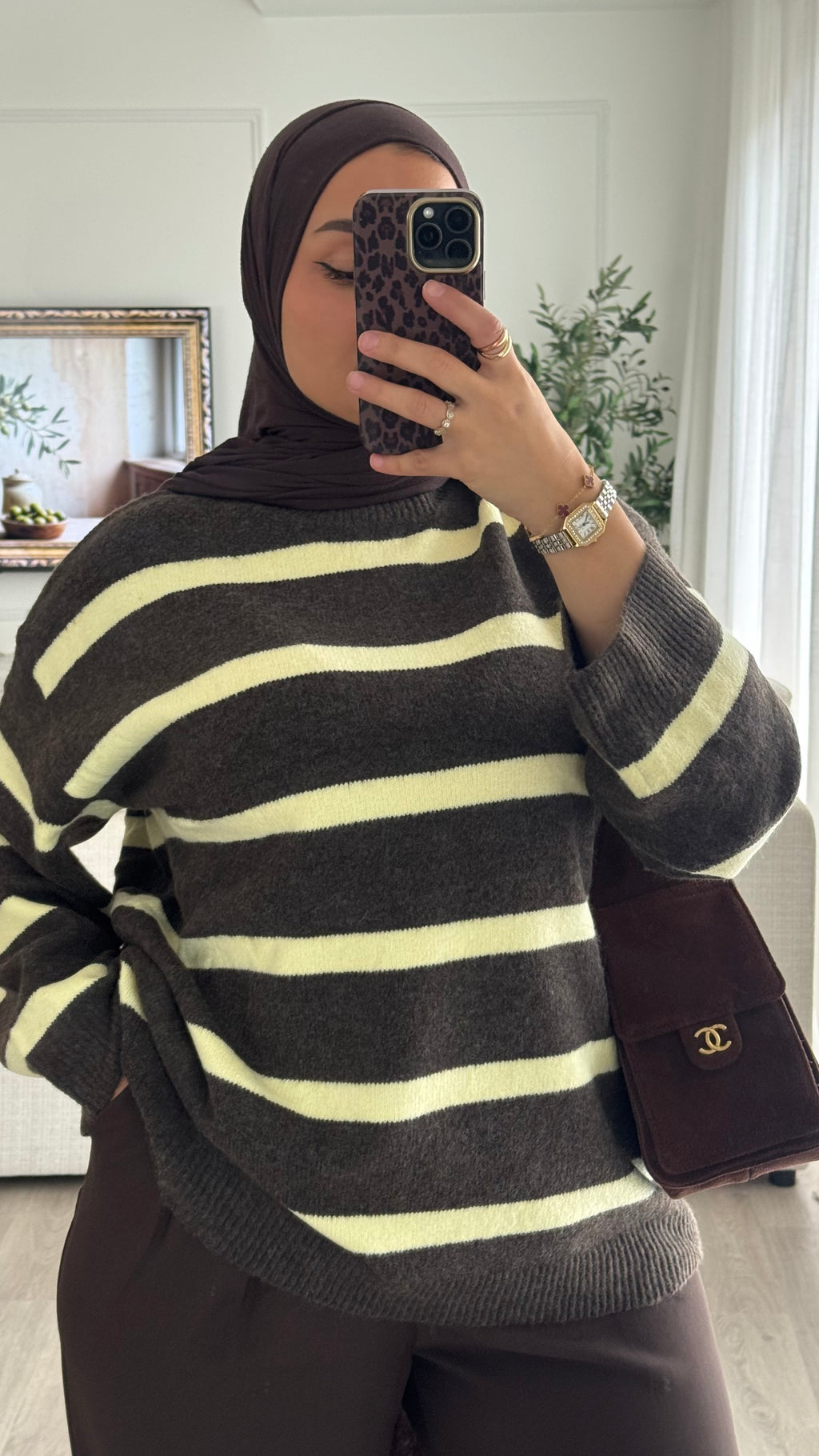 Pull Oversize Miya | Choco-Jaune