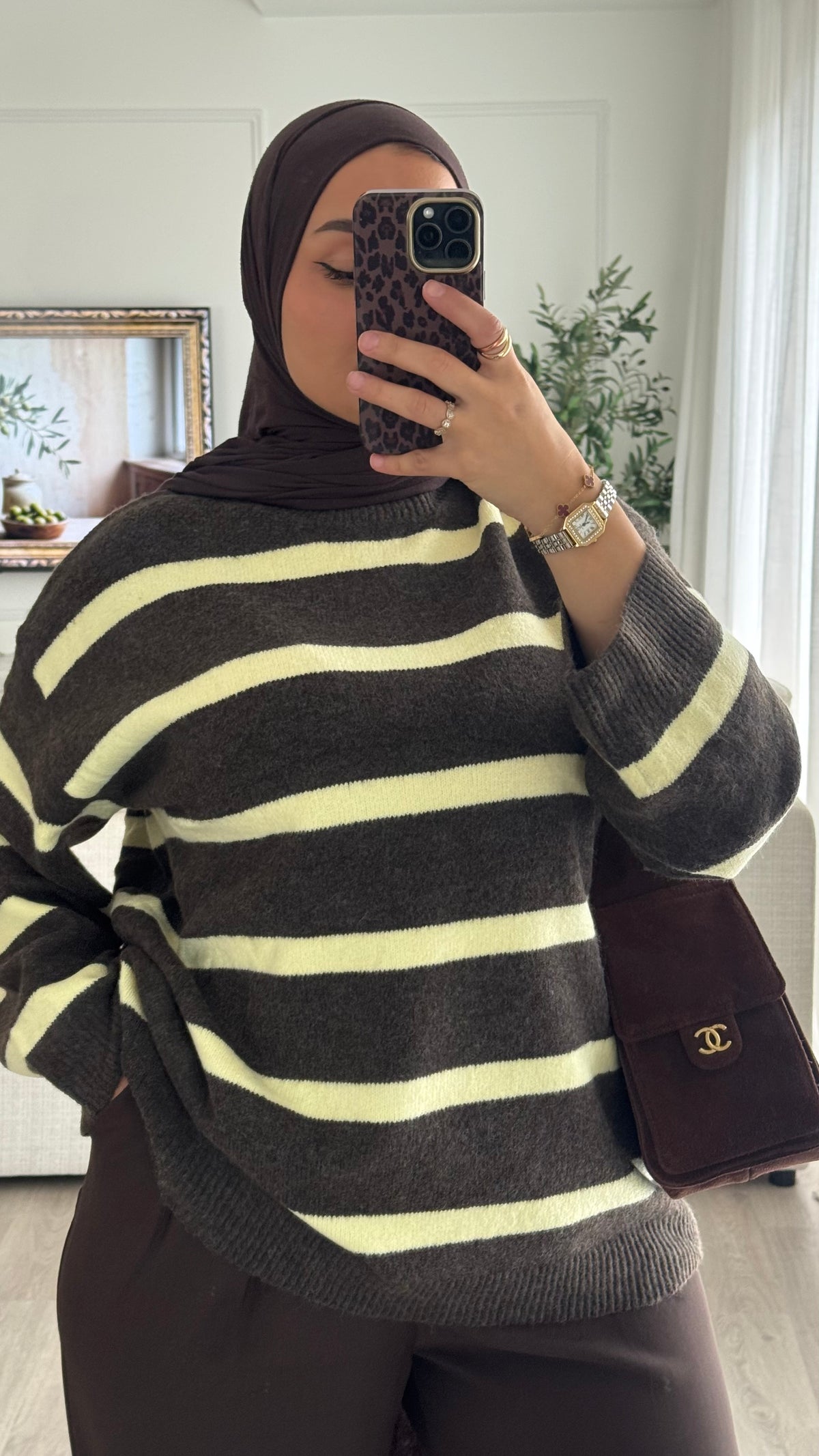 Pull Oversize Miya | Choco-Jaune