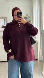 Pull Polo | Bordeaux
