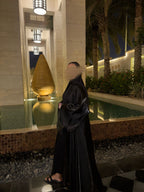 Abaya Shayn réversible | Noir