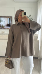 Polo Oversize | Taupe