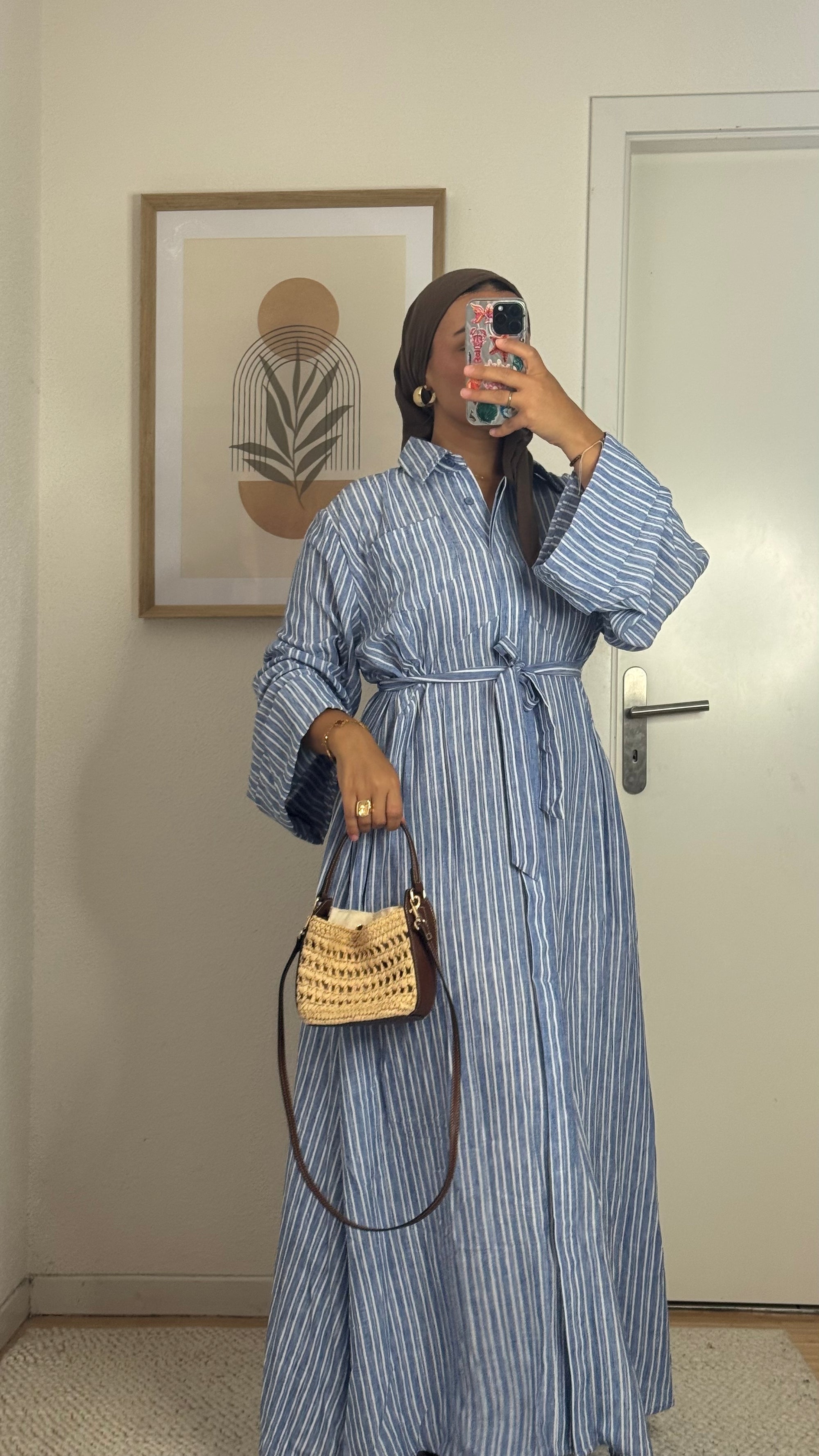 Robe Serena Rayé