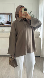 Polo Oversize | Taupe