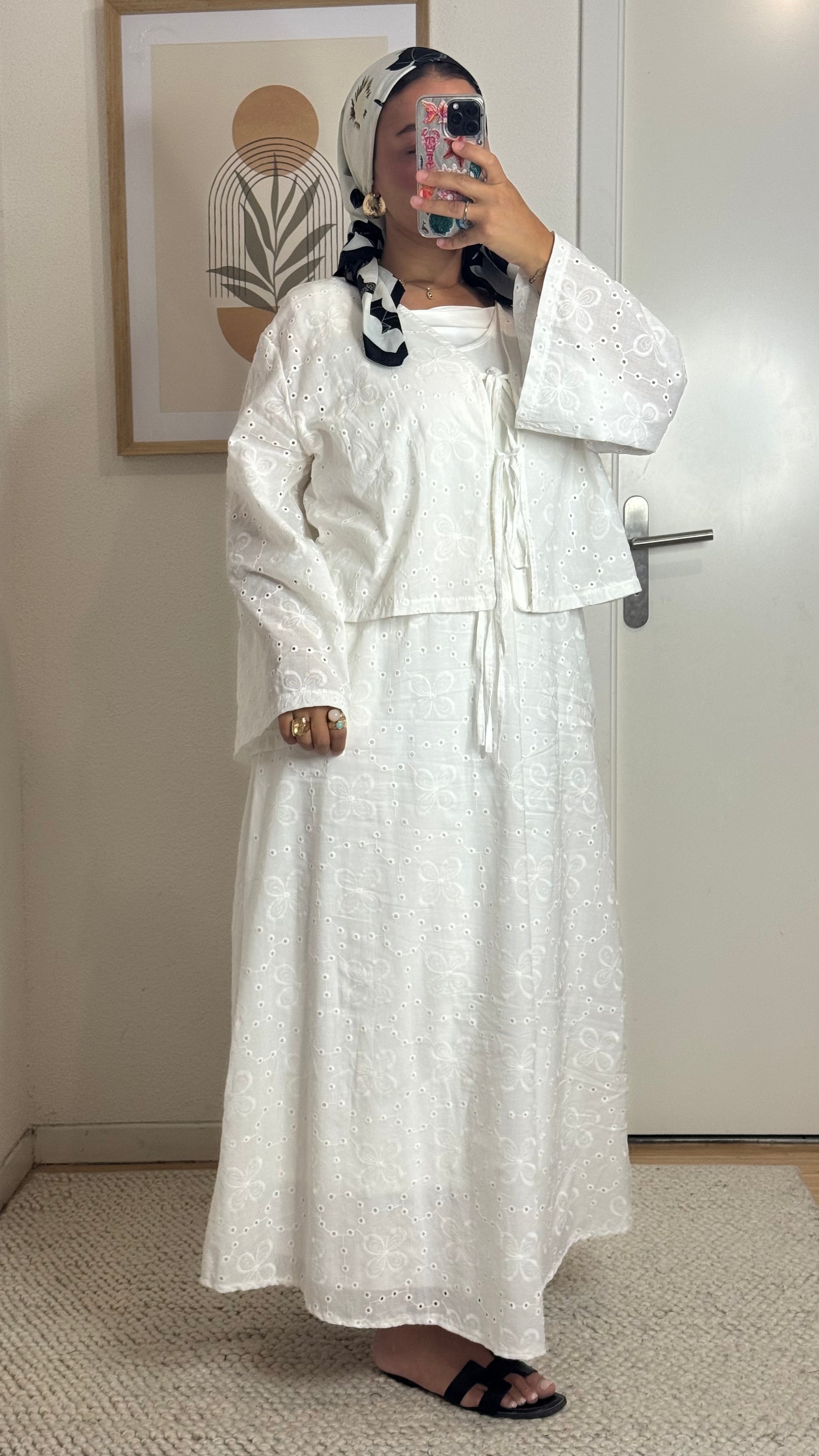Ensemble Jupe ajouré 100% cotton II