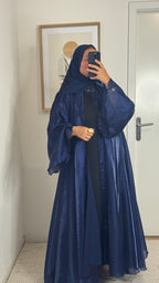 Abaya Shayn réversible | Dark Blue