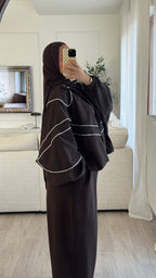 Veste oversize | Chocolat