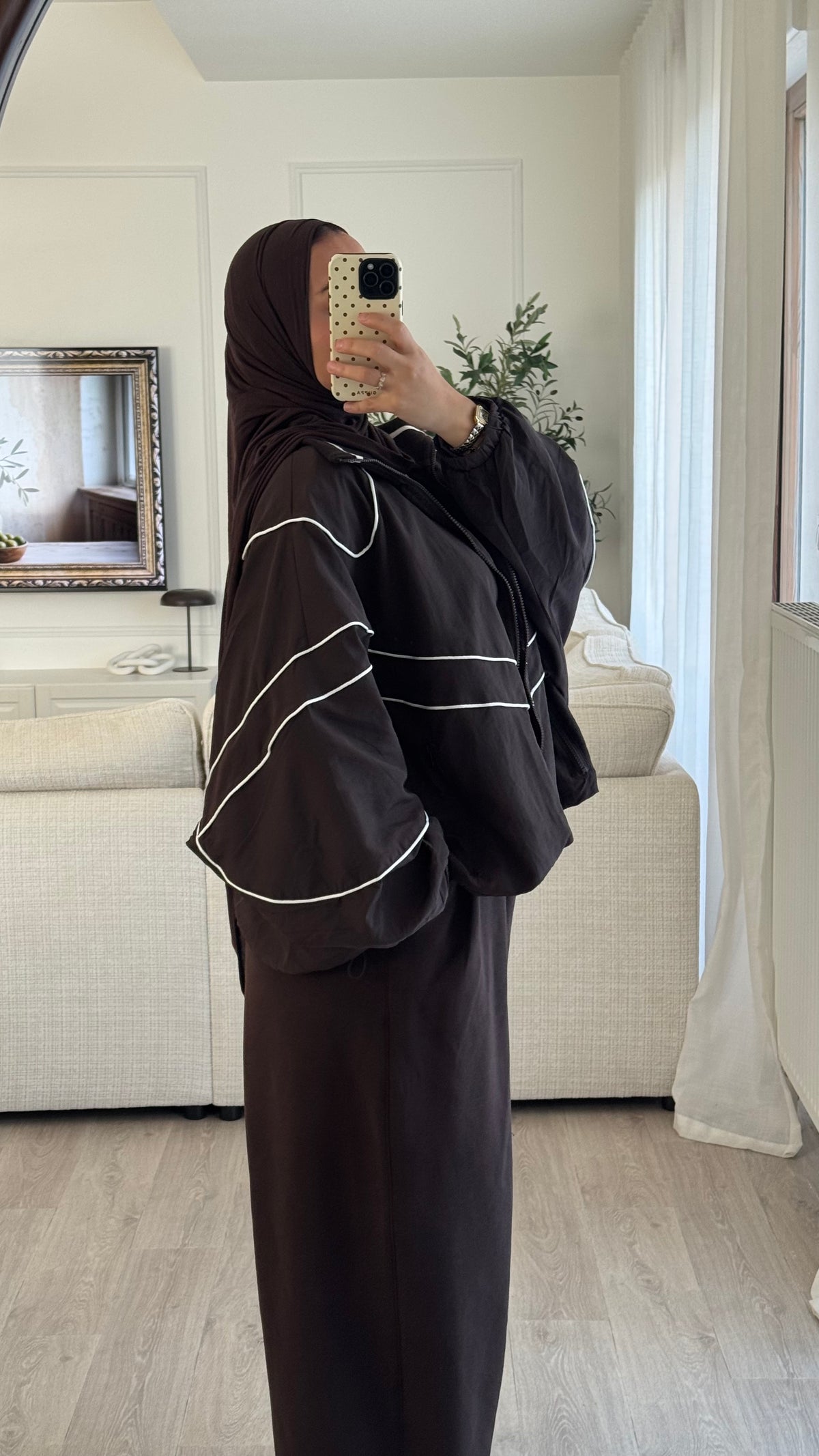 Veste oversize | Chocolat