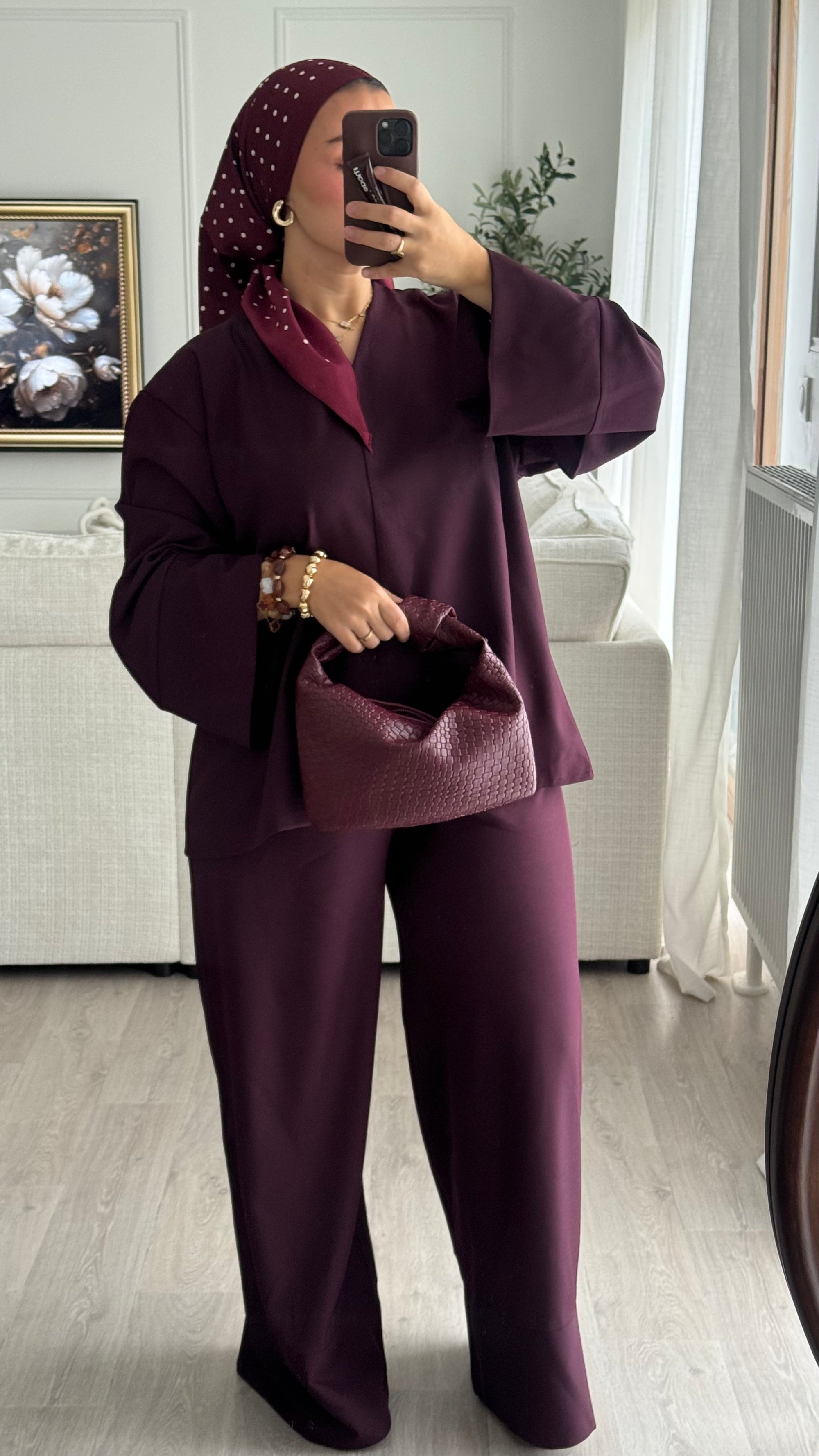 Ensemble Noor | Burgundy