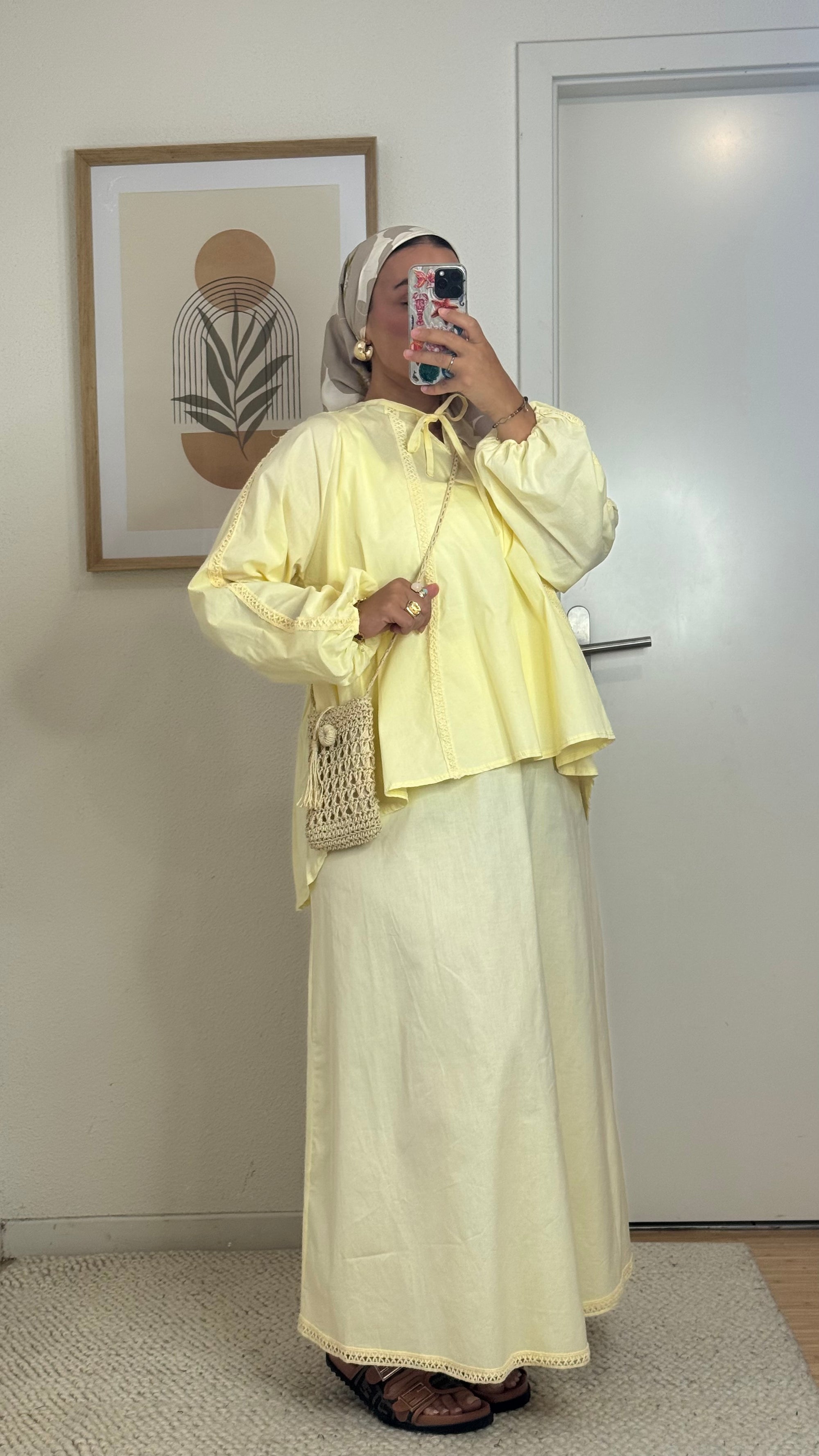 Ensemble jupe Azeliya | jaune