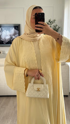 Ensemble Abaya Jawhara | Jaune