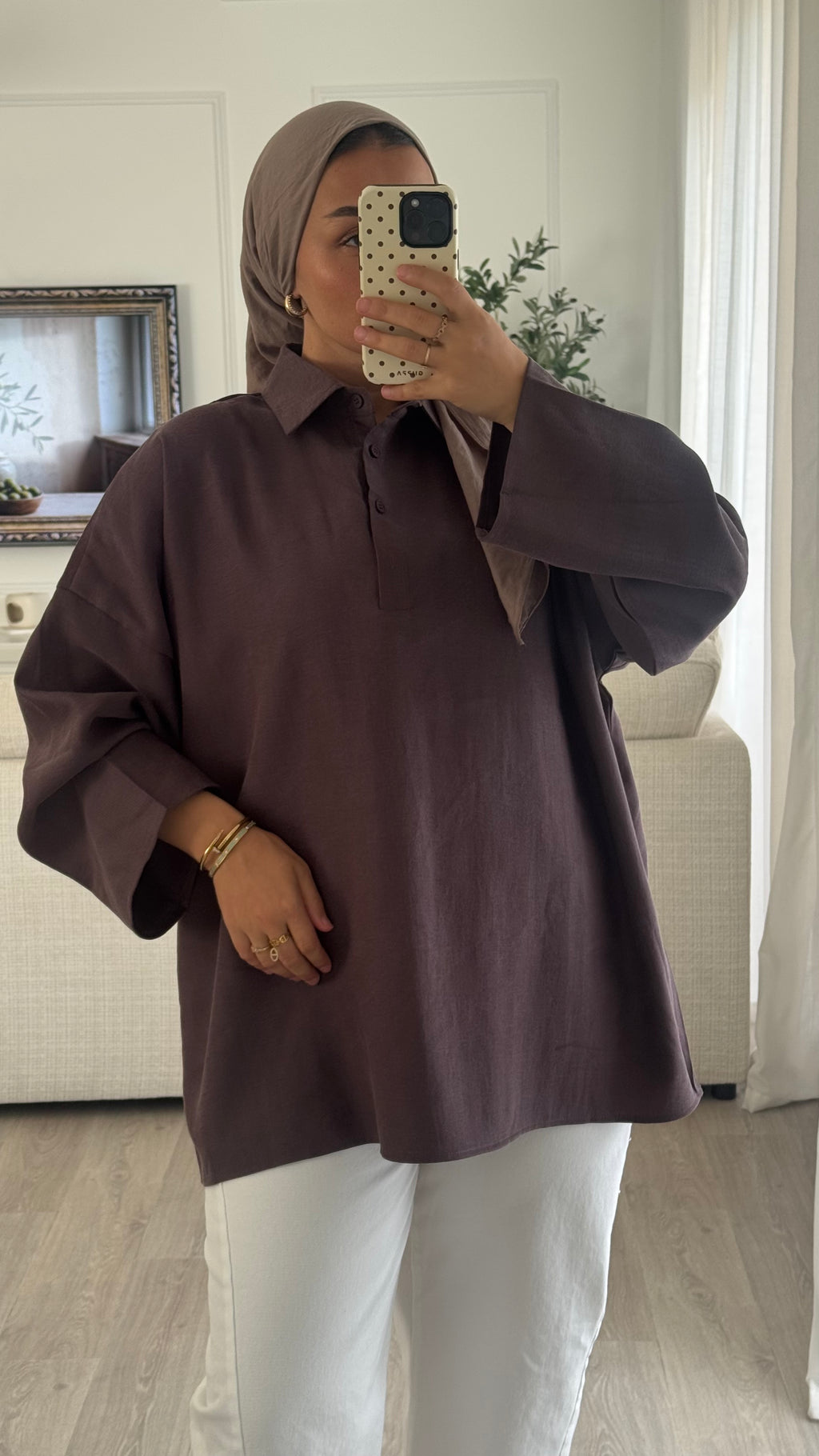 Polo Oversize | parme