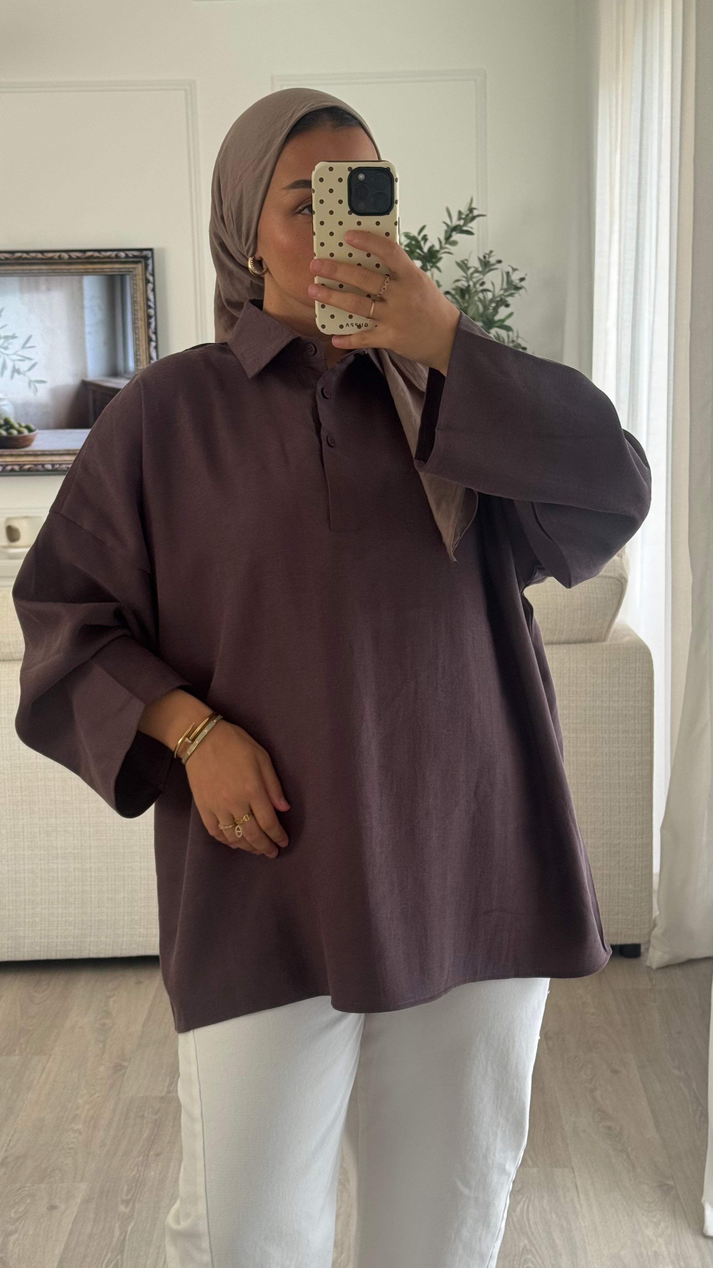 Polo Oversize | parme