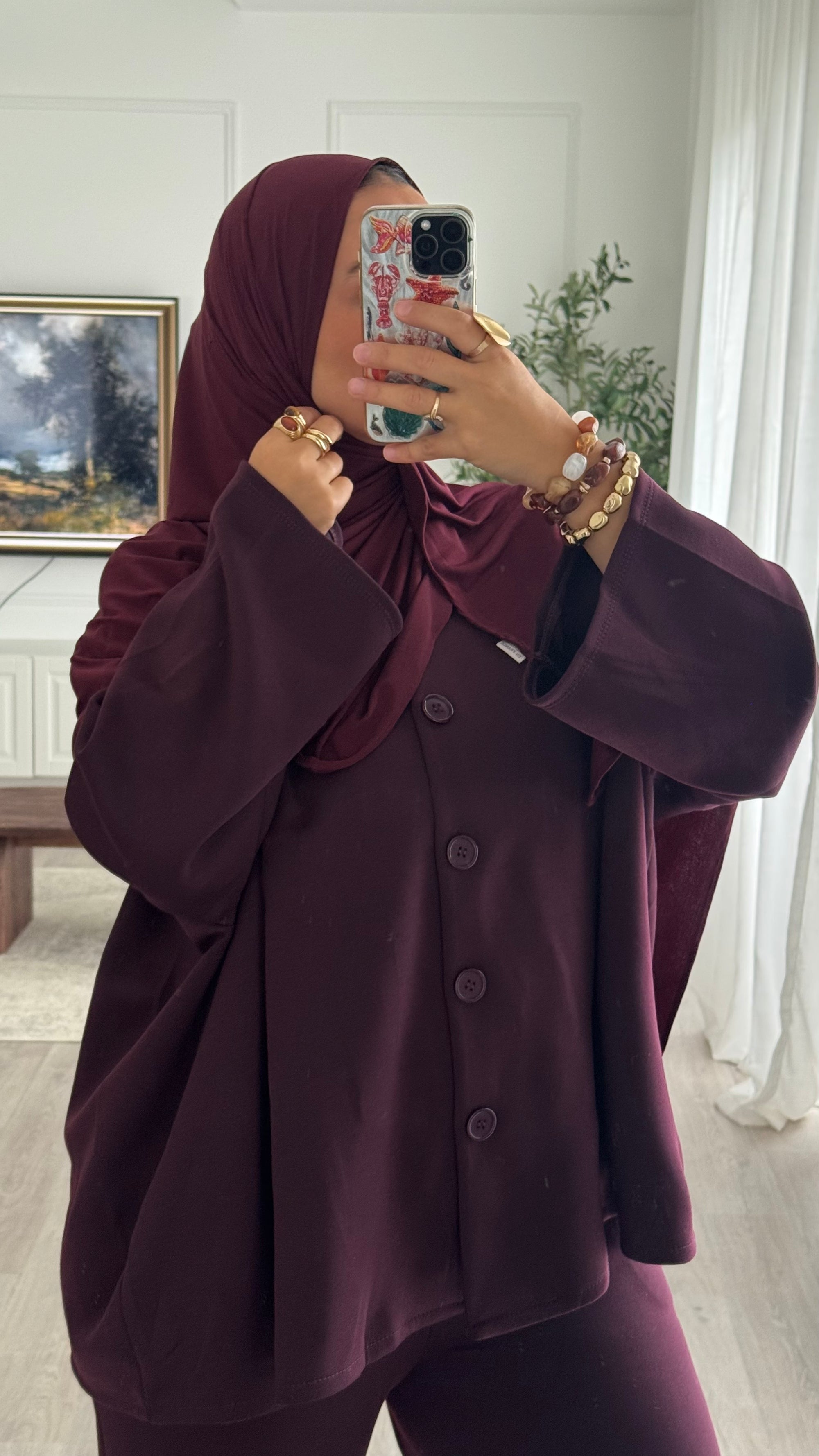 Ensemble Comfy | Burgundy