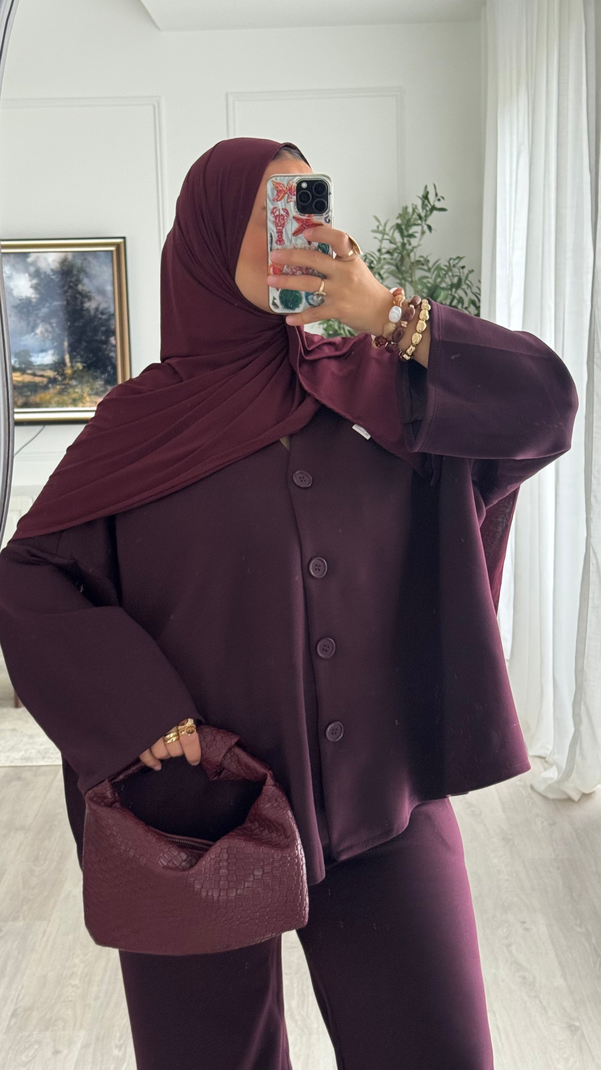 Ensemble Comfy | Burgundy