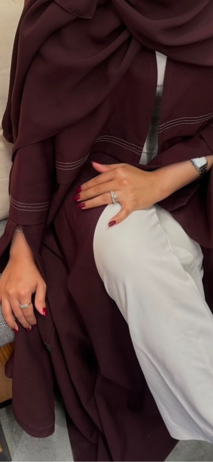 Kimono Lyne bordeaux