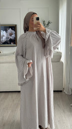 Robe Vichy | Taupe