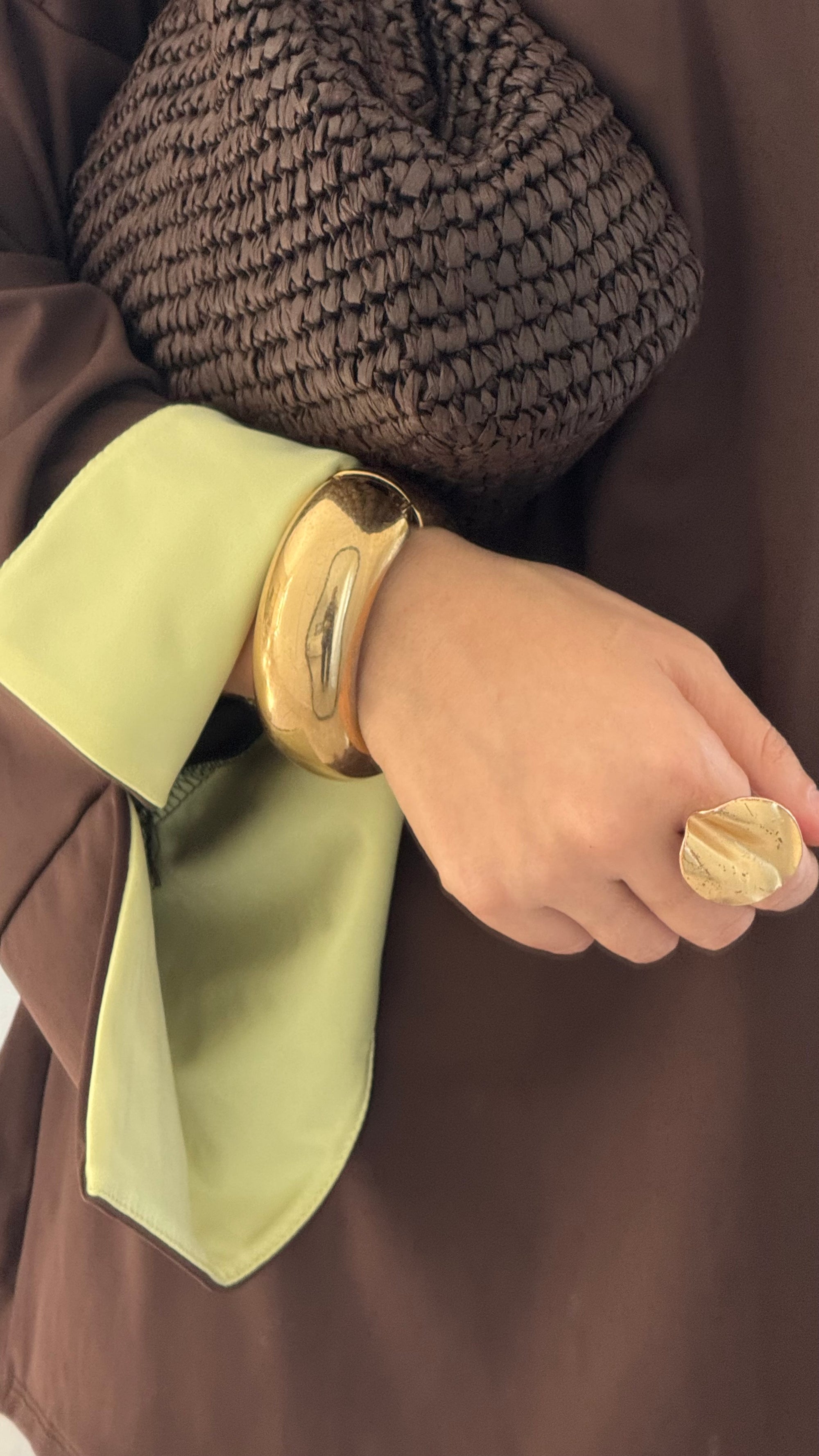 Burkini Lycia | Chocolat - Jaune