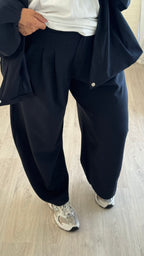 Pantalon Barrel | Bleu