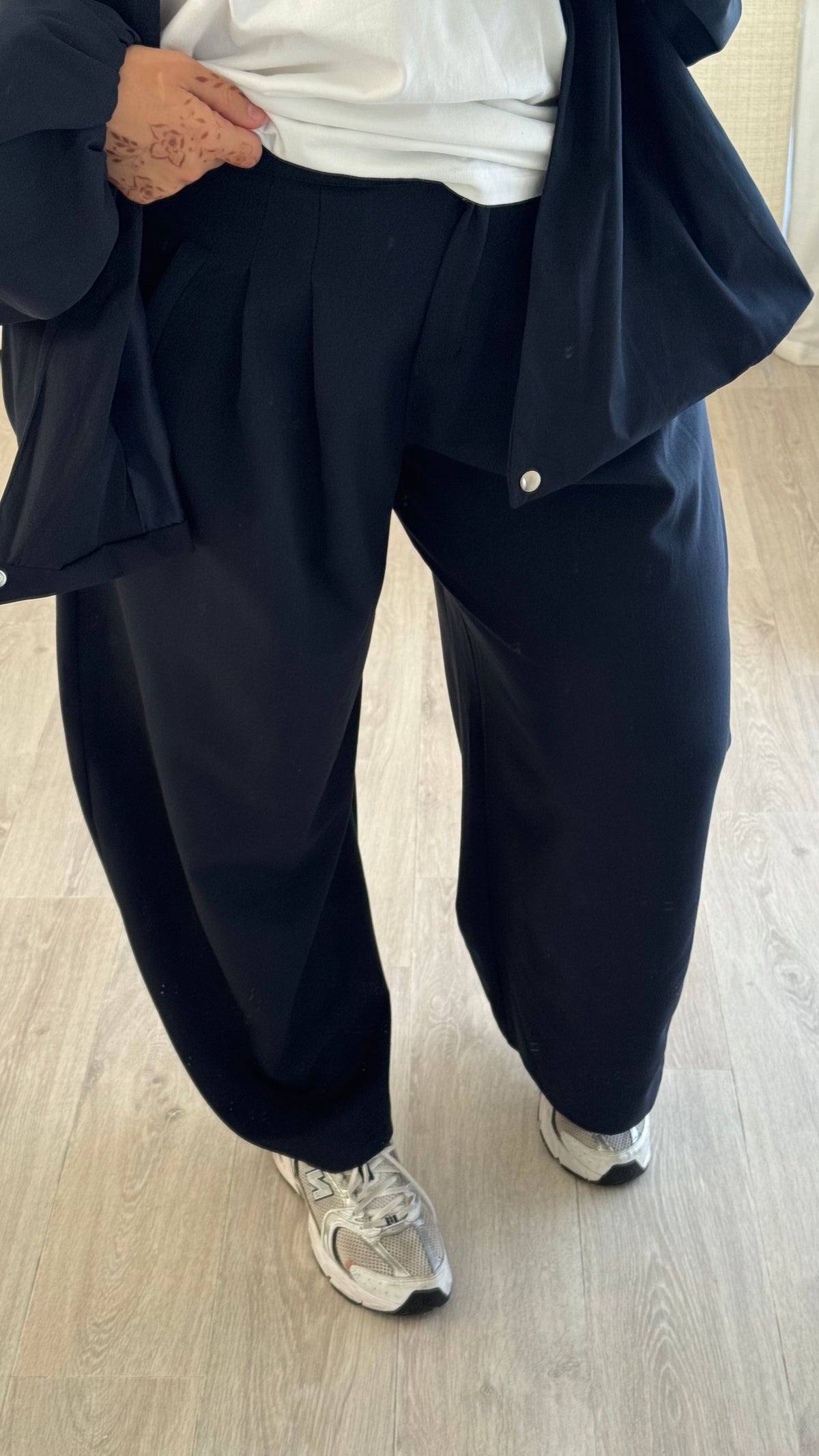 Pantalon Barrel | Bleu